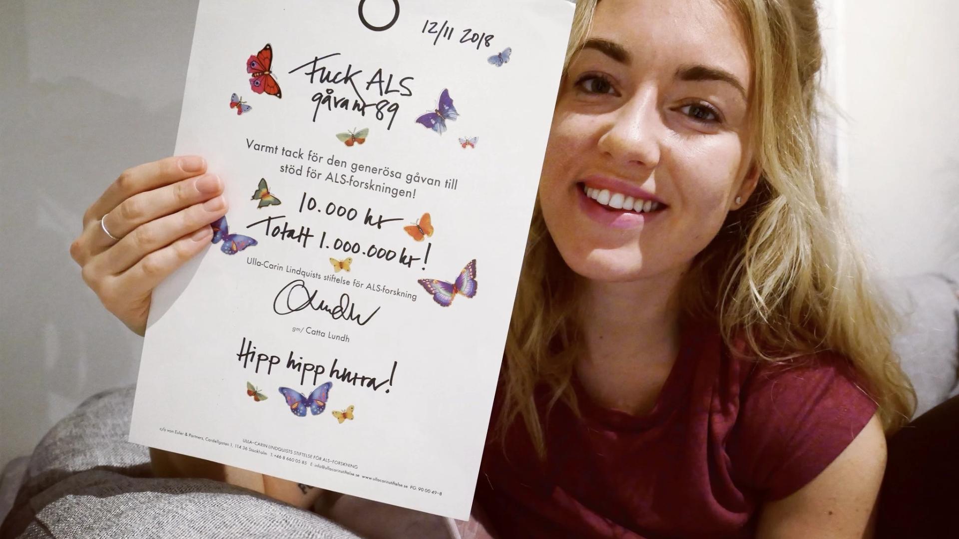 Gabbi Waldenström med diplom